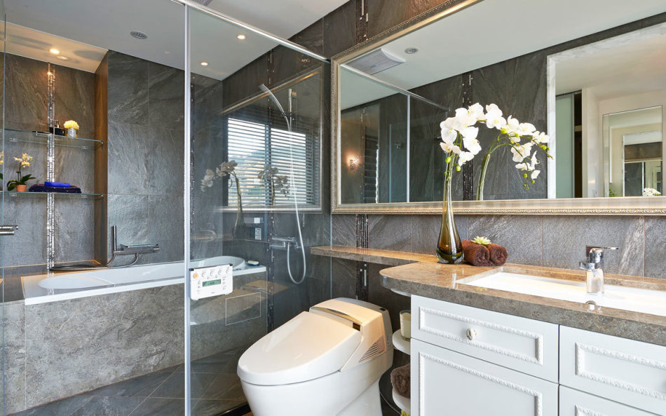混搭风主卧卫浴设计图片