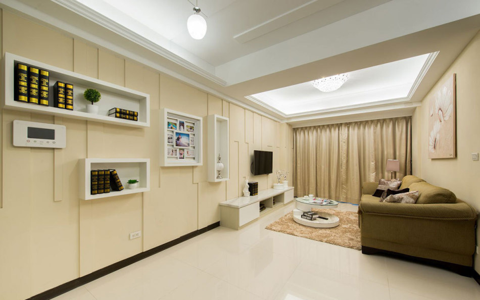 现代风格墙面线条图