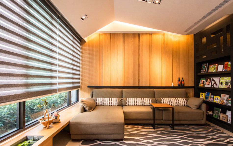 休闲多元沙发背墙装修案例