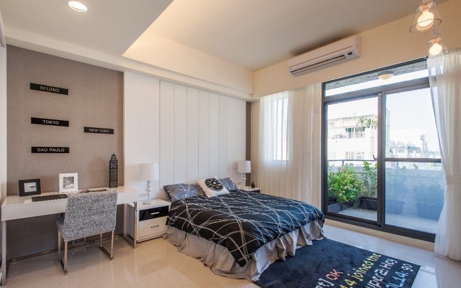 现代风格次卧设计图片