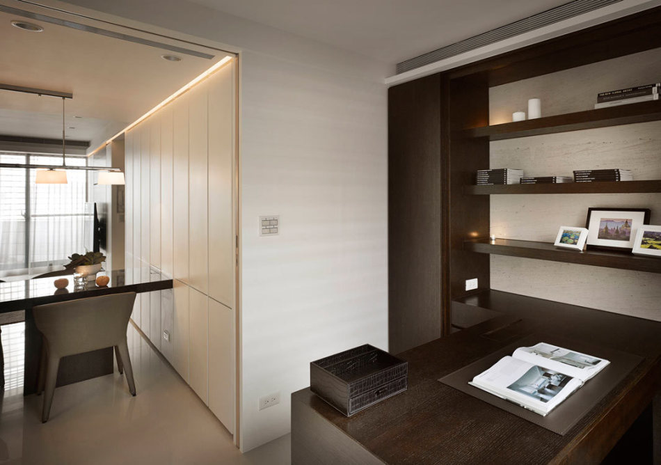 现代风格书房欣赏图