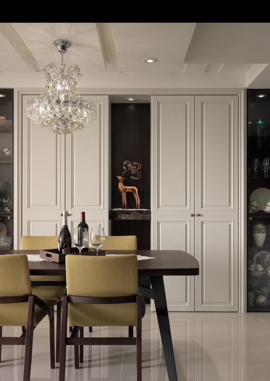 古典风格餐厅端景设计图片