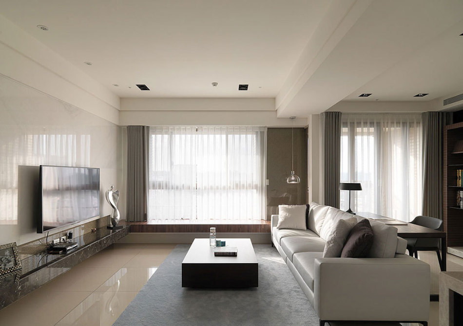 现代风格客厅欣赏图