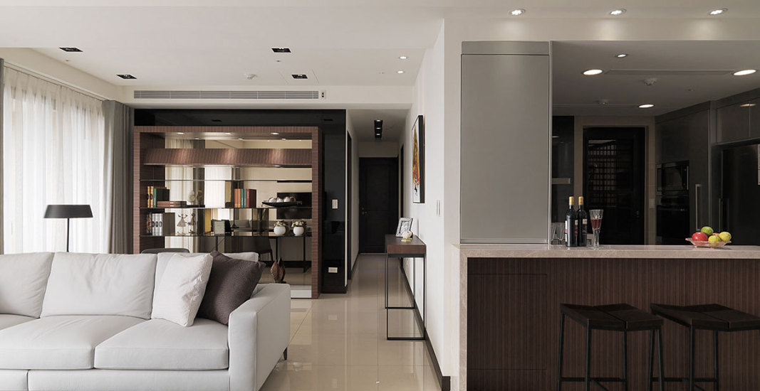 现代风格廊道景深欣赏图