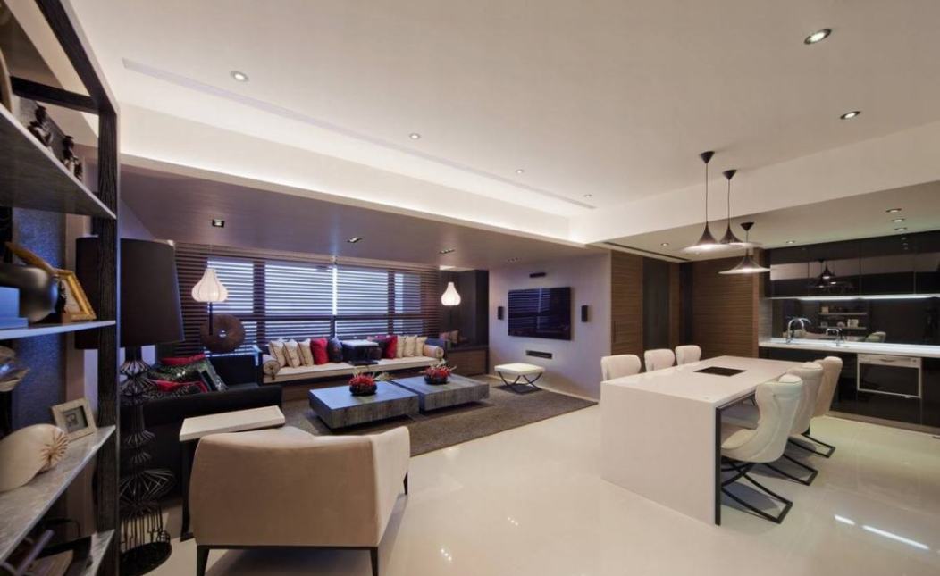 混搭风开放界域装修效果图