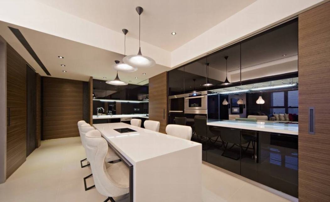 混搭风橱柜整合装修效果图