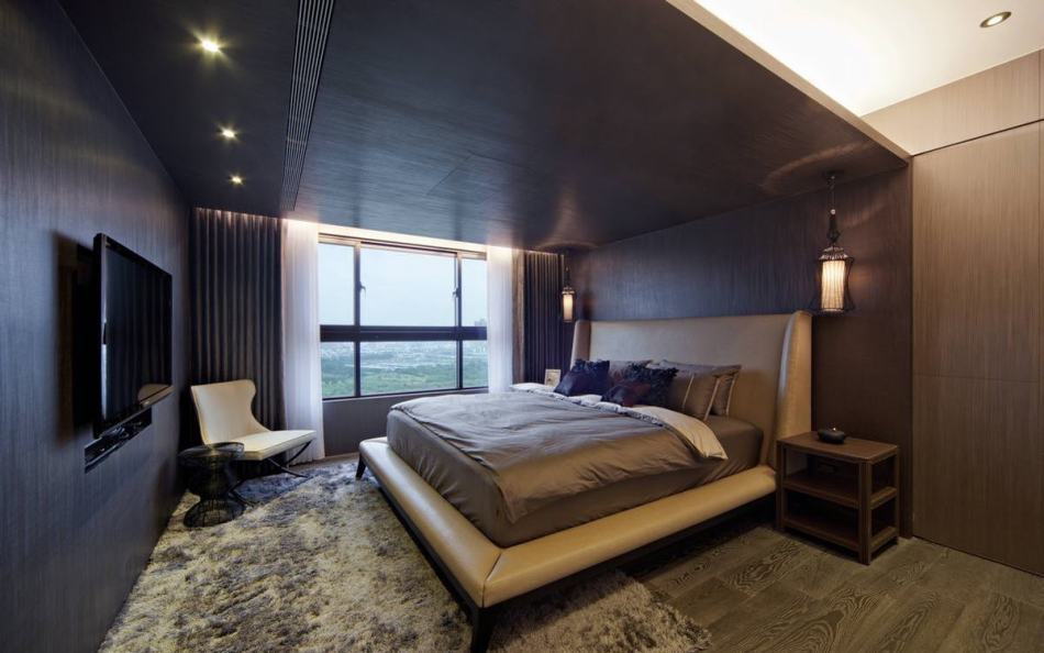 混搭风主卧室装修效果图