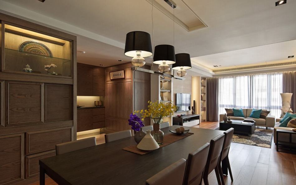 混搭风餐柜设计装修图片