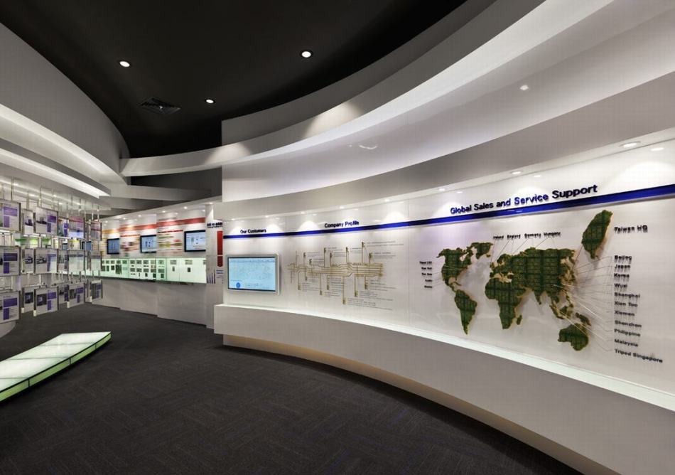 现代风格展示设计效果图