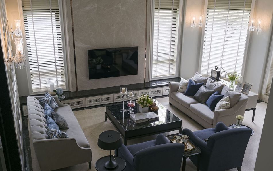 新古典大器厅堂装修案例