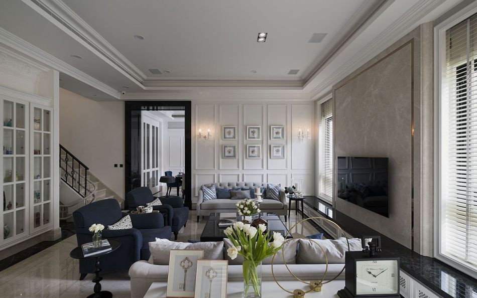 新古典优雅线条装修案例