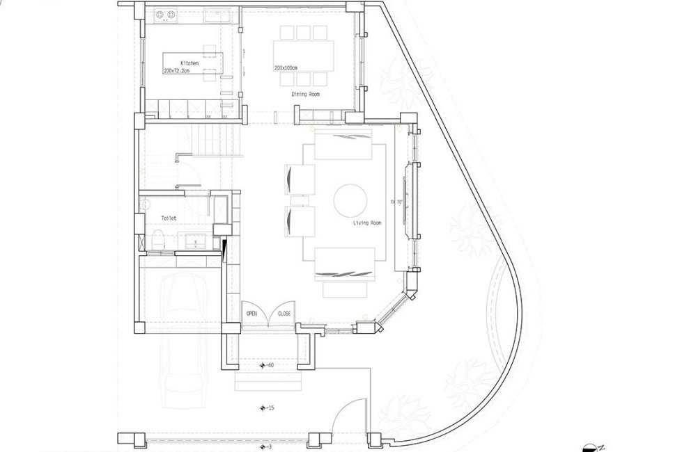 新古典平面图装修案例
