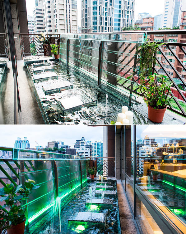 奢华风格阳台造景设计图片