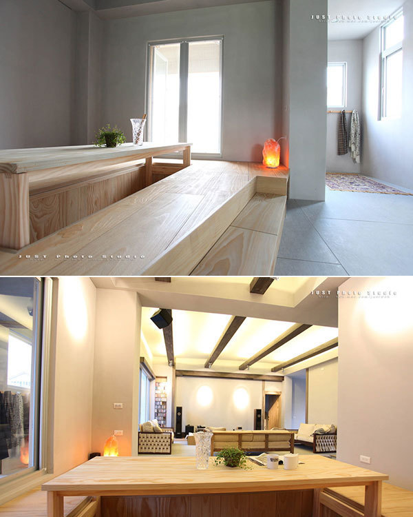 自然休闲和室区效果图