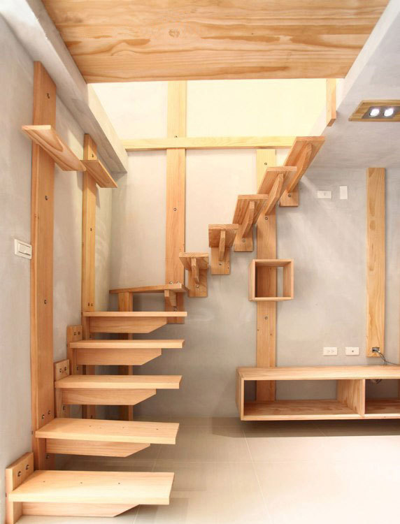 自然【套房一】楼梯设计图片