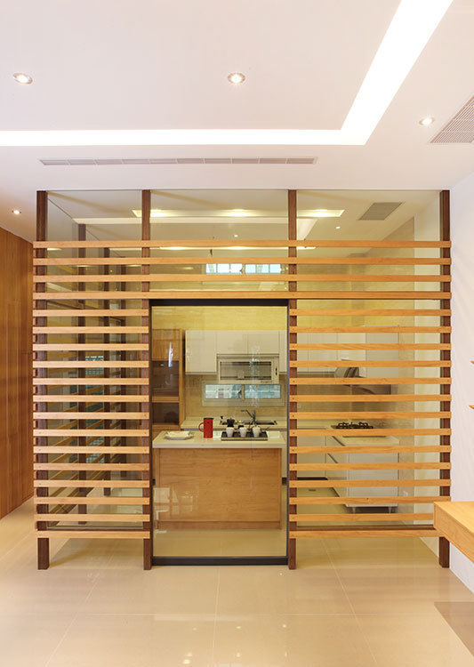 自然休闲厨房效果图