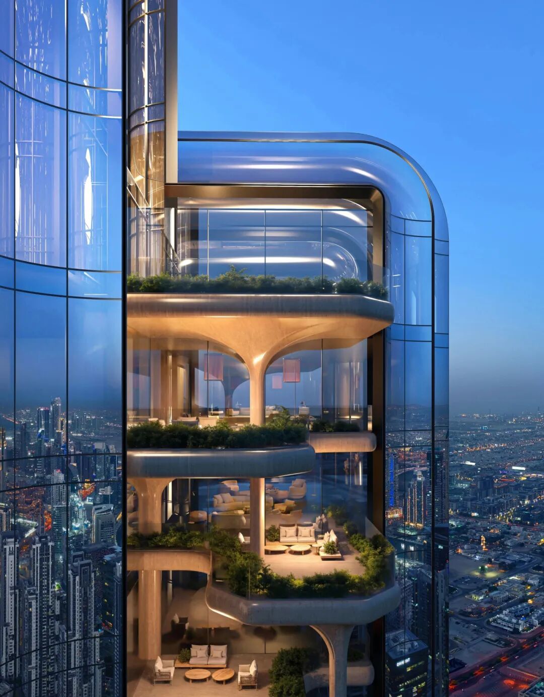 (全球豪宅)由中国建筑设计公司设计的迪拜第五代豪宅创新设计,立体露台惊艳全世界。 - 图9 (全球豪宅)由中国建筑设计公司设计的迪拜第五代豪宅创新设计,立体露台惊艳全世界。 - 图9