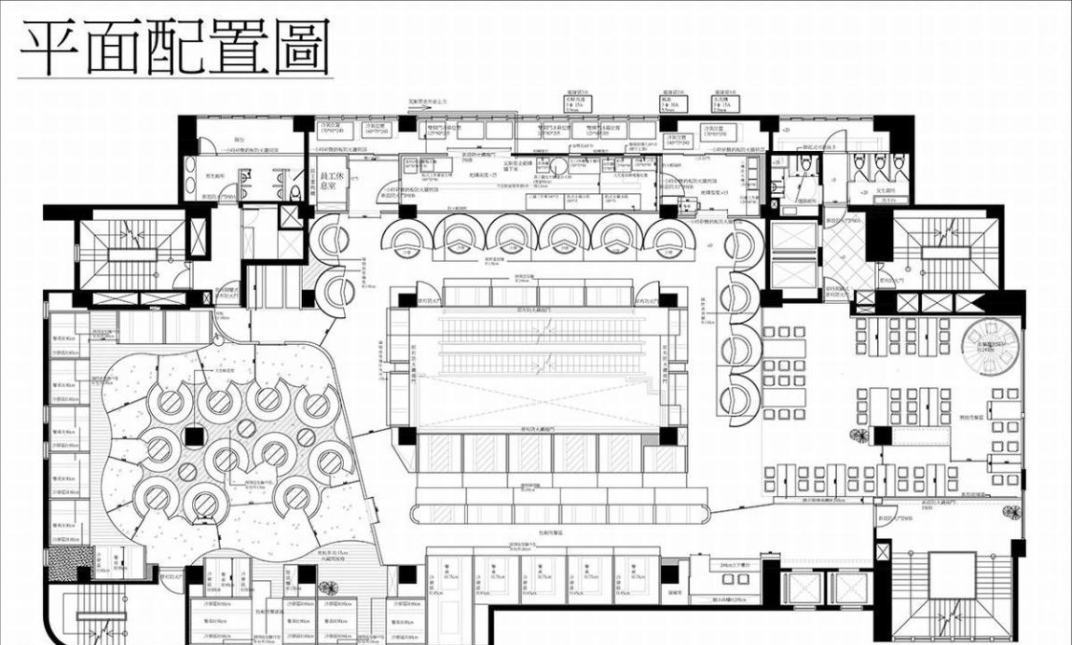 前卫风格平面图装修效果图