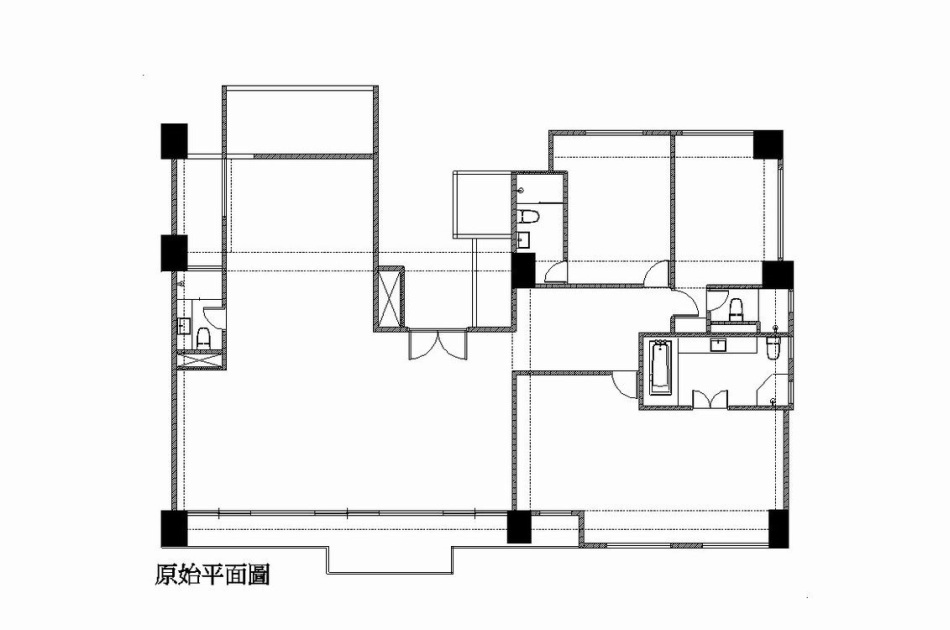 现代风格Before平面图装修图片