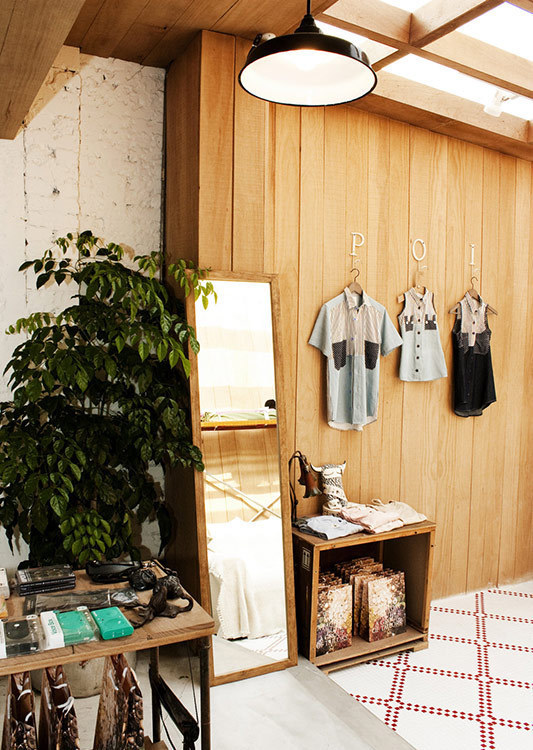 美式风格墙壁展示图片