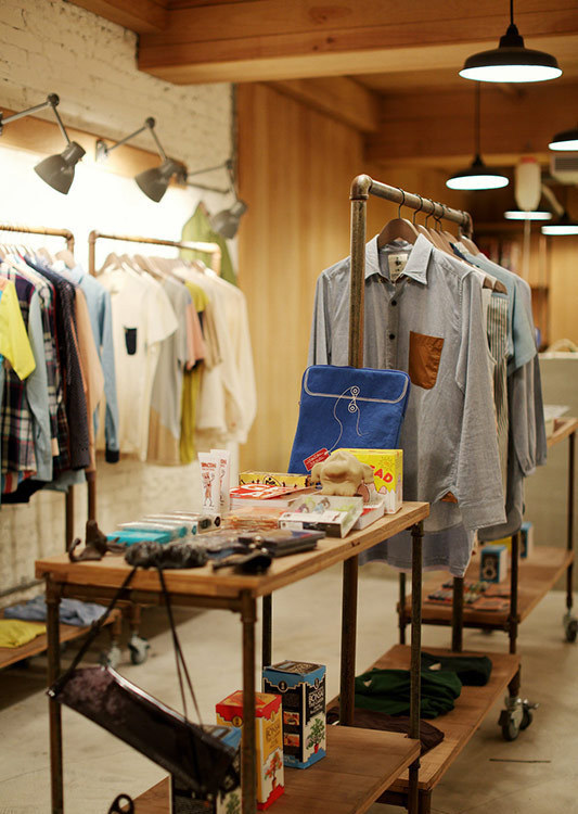 美式风格展示架图片