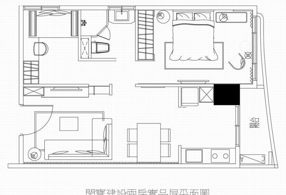 现代风格平面配置图设计图片